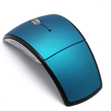 OEM optical 2.4G folding wireless mouse nano receiver 10m working distance FCC ()